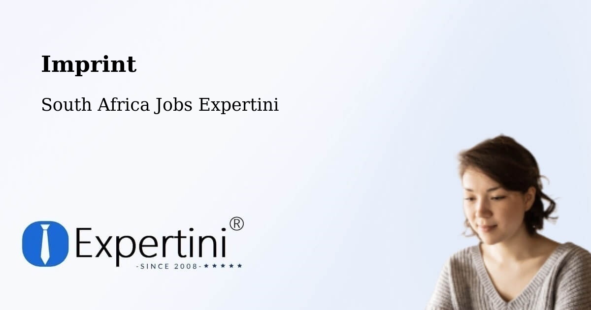 Imprint – Mtubatuba - South Africa Jobs Expertini